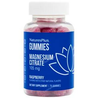 Gummies citrato de magnesio 75 gummies, Natures Plus