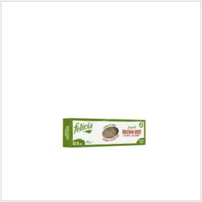Espagueti de arroz integral sin gluten BIO 250 g, Felicia