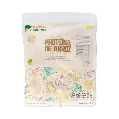 Proteína de arroz sin gluten BIO 1 kg, Energy Feelings