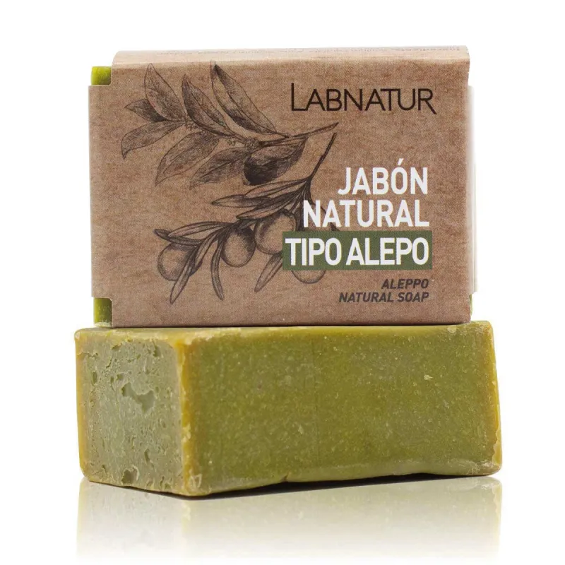 Jabón tipo alepo natural pastilla labnatur 100 g, Labnatur Bio