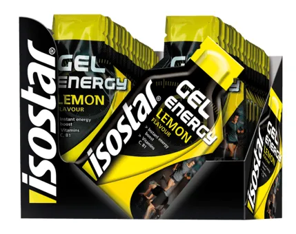 Energy gel limón indiv 35 g, Isostar