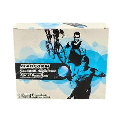 Vaselina deportiva caja 24 monodosis, Madform