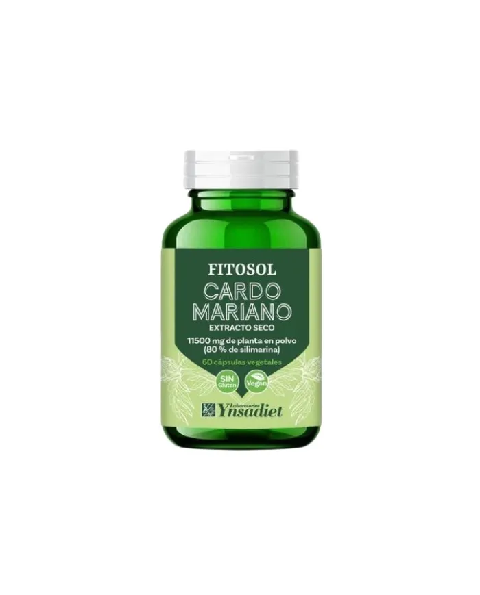 Cardo mariano extracto seco 60 cápsulas, Fitosol