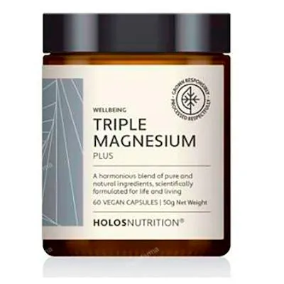 TRiPLE magnesium plus 60 cápsulas vegetales, Holos Nutrition
