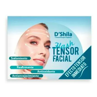 Flash tensor facial (colágeno+elastina) 12 ml, Dshila