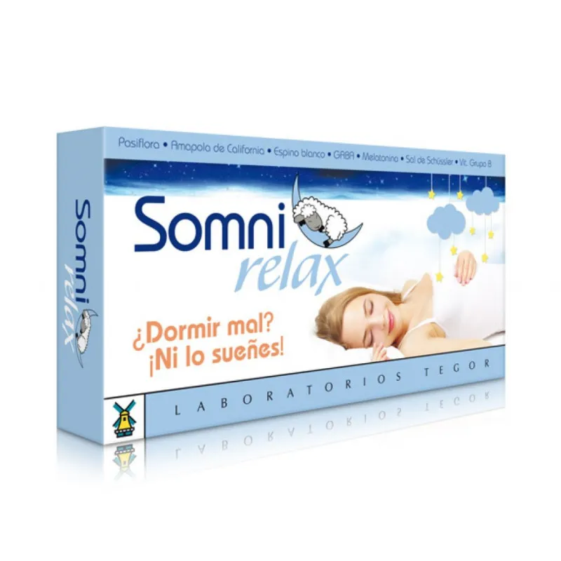 Somnirelax 40 cápsulas, Tegor