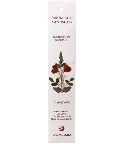 Incienso Sándalo Jardín Naturaleza, Auroshikha