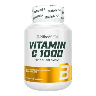 Vitamin C 1000 bioflavonoids 30 comprimidos, Biotechusa