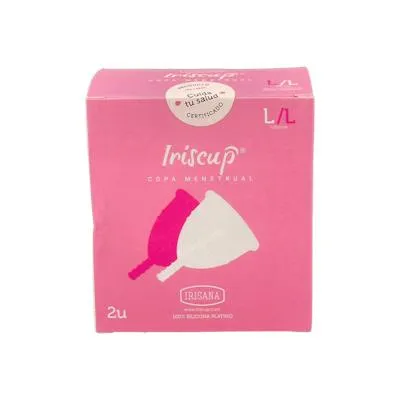 Iriscup copa menstrual talla L dos copas. IR40X2.L, Irisana