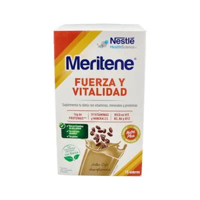 Batido café descafeinado 15 sobres, Meritene