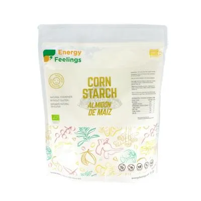 Almidon de maiz sin gluten BIO 1 kg, Energy Feelings