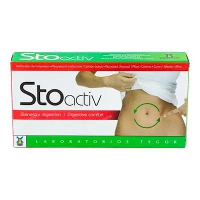 Stoactiv (estomadol) 40 cápsulas, Tegor