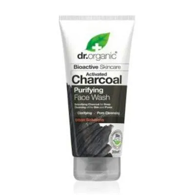 Limpiador facial carbón activado 200 ml, Dr. Organic