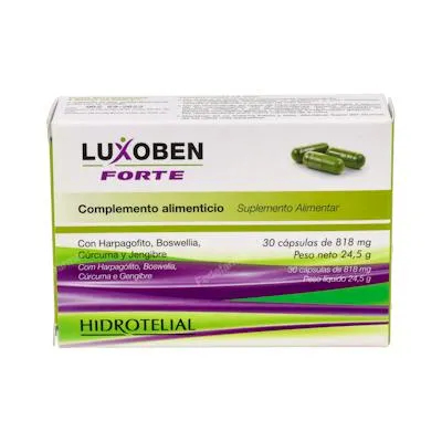 Luxoben forte 818 mg 30 Kapseln, Hidrotelial