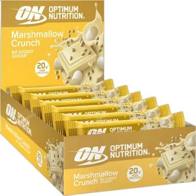 On marshmallow crunch bar 10 x 65 g, Optimum Nutrition
