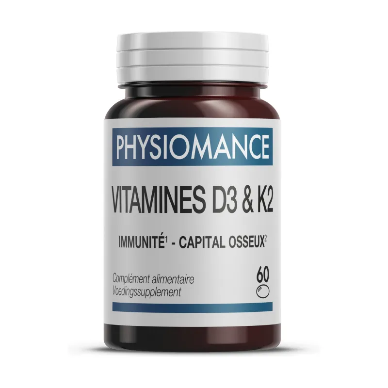 Physiomance vitamina d3+k2 60 perlas, Therascience