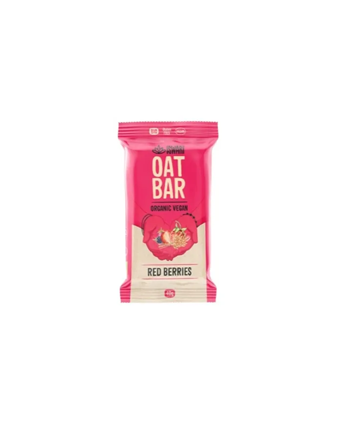 Barrita protein oat bar frutos rojos 40 g, Iswari