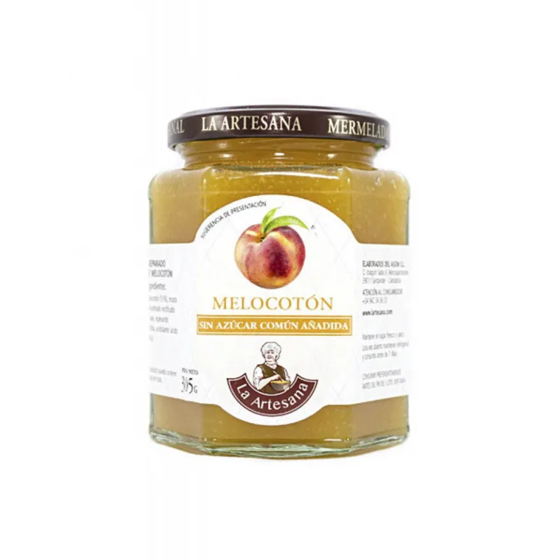 Mermelada melocoton 305 g, La Artesana