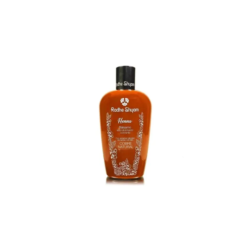 Baume après-shampooing au henné couleur cuivre 250 ml, Radhe Shyam