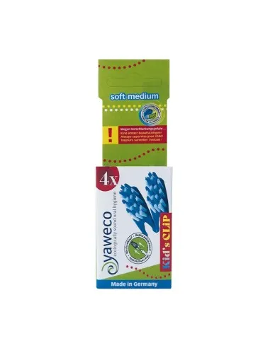Recambio cabezales cepillo dental niños clip 4 uds., Yaweco