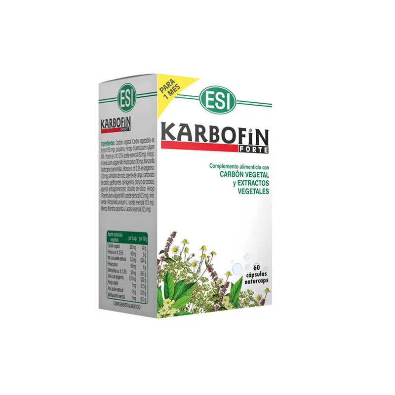 Karbofin forte 375 mg esi 60 cápsulas, Esi-trepat Diet