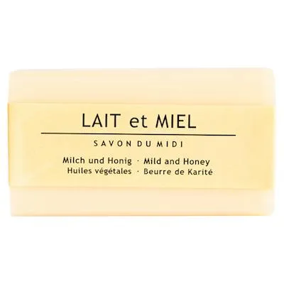 Zeep in blokje met melk en honing BIO 100 g, Savon Du Midi