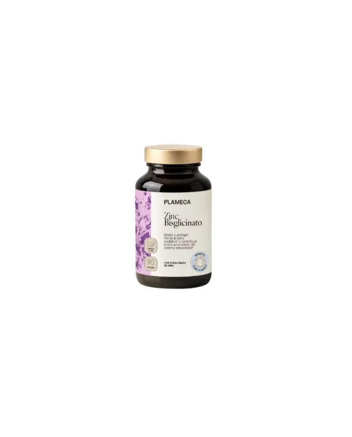Zinc bisglicinato 90 cápsulas, Plameca