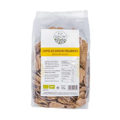 Copos de Espelta Crujiente BIO 200 g, Ecosalim
