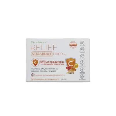 Relief vitamina C 1000 mg 30 comprimidos, Phytoadvance