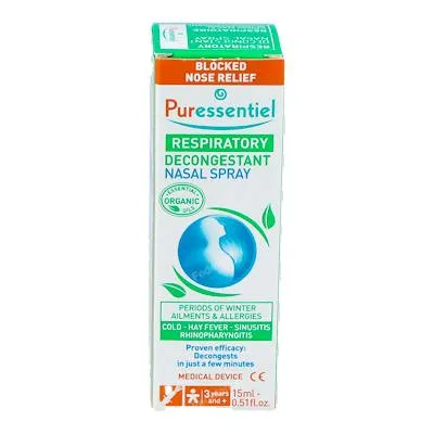 Spray nasal descongestivo 15 ml, Puressentiel