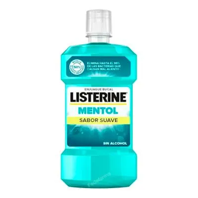 Mentol suave zero (pvp marcado 5,35) 750 ml, Listerine