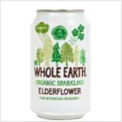 Refresco de sauco BIO 330 ml, Whole Earth