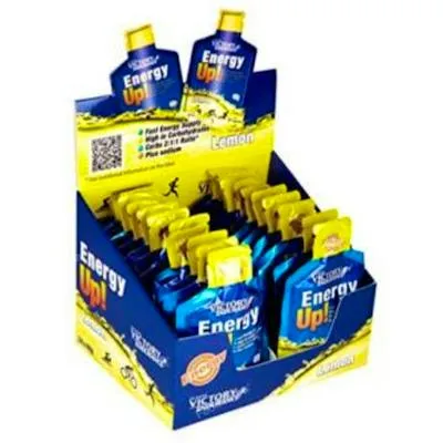 Energy up gel limón 24 uds., Victory Endurance