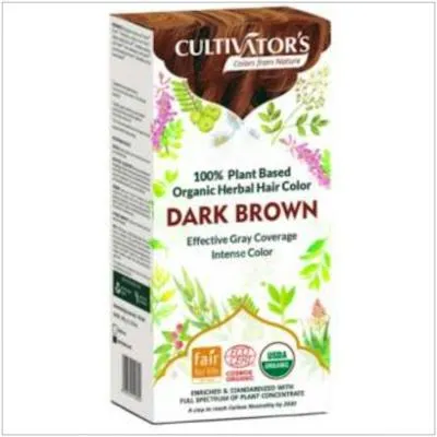 Castaño dorado oscuro tinte orgánico ecocert 100 g, Cultivators