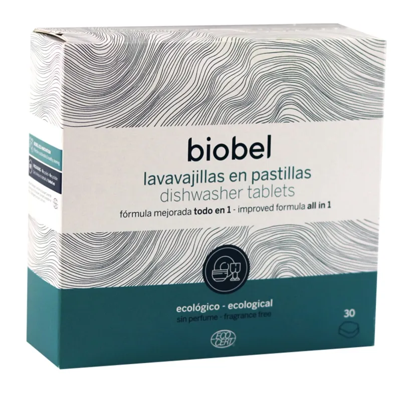 ORGANIC dishwasher tablets 30 pcs, Biobel