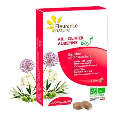Ajo olivo espino blanco BIO 60 comprimidos, Fleurance Nature