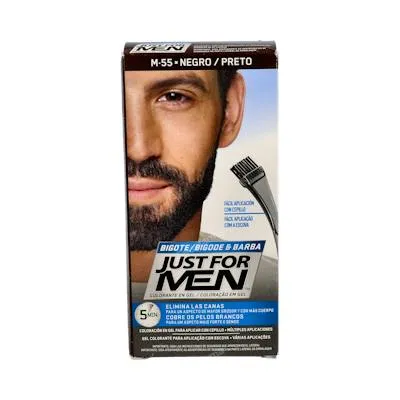 Baffi barba nero M55, Just For Men