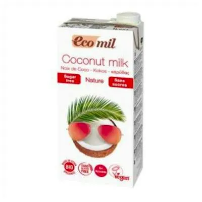 1 l bebida de coco nature sin azúcar BIO 6 uds., Ecomil