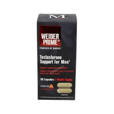 Prime testosterona hombre 60 cápsulas, Weider