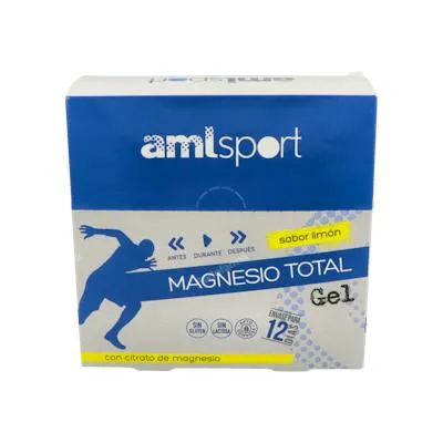 Ana maria lajusticia magnésio total sabor limão gel amlsport 12 saquetas, Ana Maria La Justicia