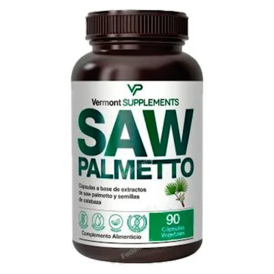 Saw palmeto 90 cápsulas vegetales, Vermont Supplements