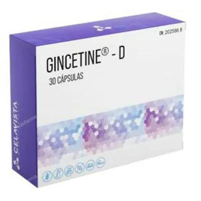 Gincetine D 30 cápsulas, Celavista