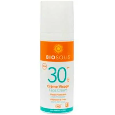 Crema solar facial antiedad SPF30 50 ml, Biosolis