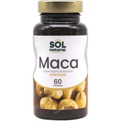 Maca 60 cápsulas BIO 55,2 g, Solnatural