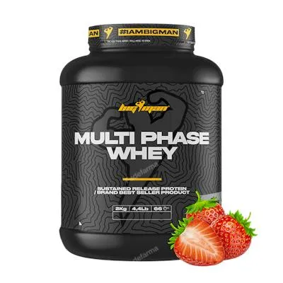 Multiphase whey fresa 2 kg, Bigman
