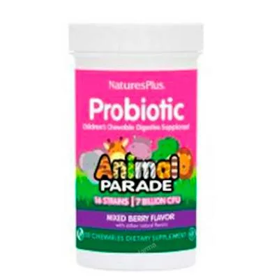 Animal parade probiotic mastic 30 comprimidos, Natures Plus