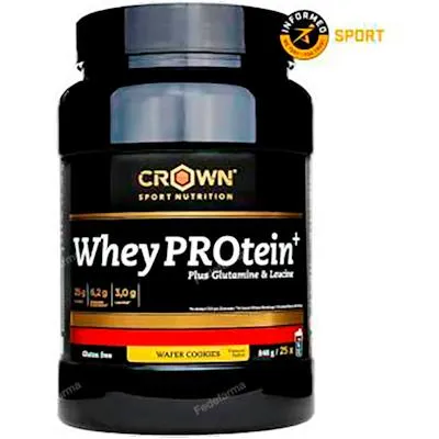 Whey protein + wafer cookies (25 porciones) 848 g, Crown Sport Nutrition