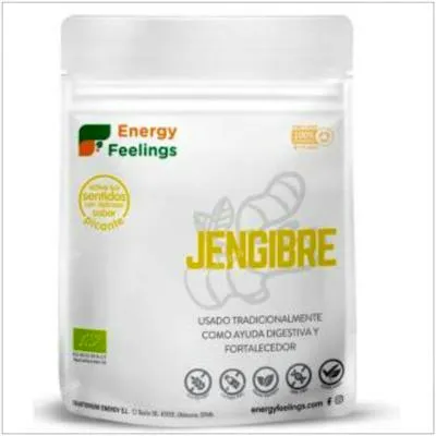 Jengibre polvo sin gluten BIO 200 g, Energy Feelings