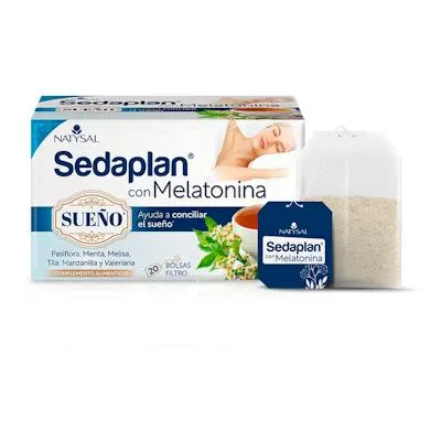 Sedaplan con melatonina infusión 20 bols, Natysal
