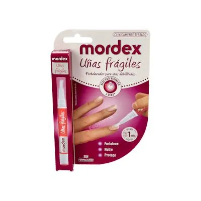 Uñas fragiles pincel, Mordex